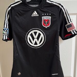 D.C. United Adidas soccer jersey, retro, youth